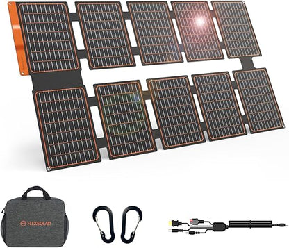 4WD Fridge Power Kit — Portable Power Station & Solar Panel