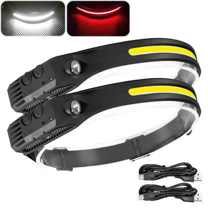 Rechargeable Headlamp — LED Light for Camping & 4WD Use