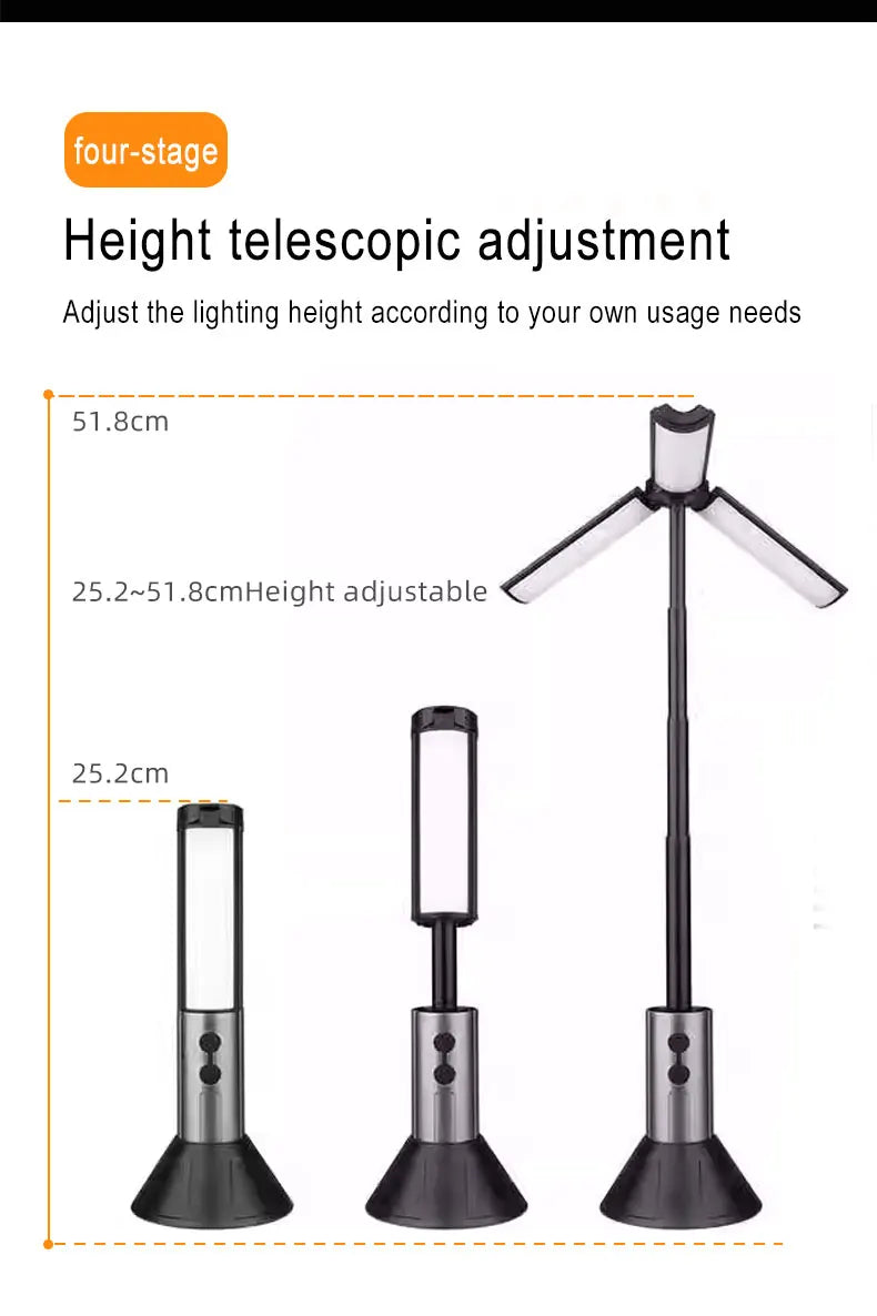 Telescopic Rechargeable Camping Light