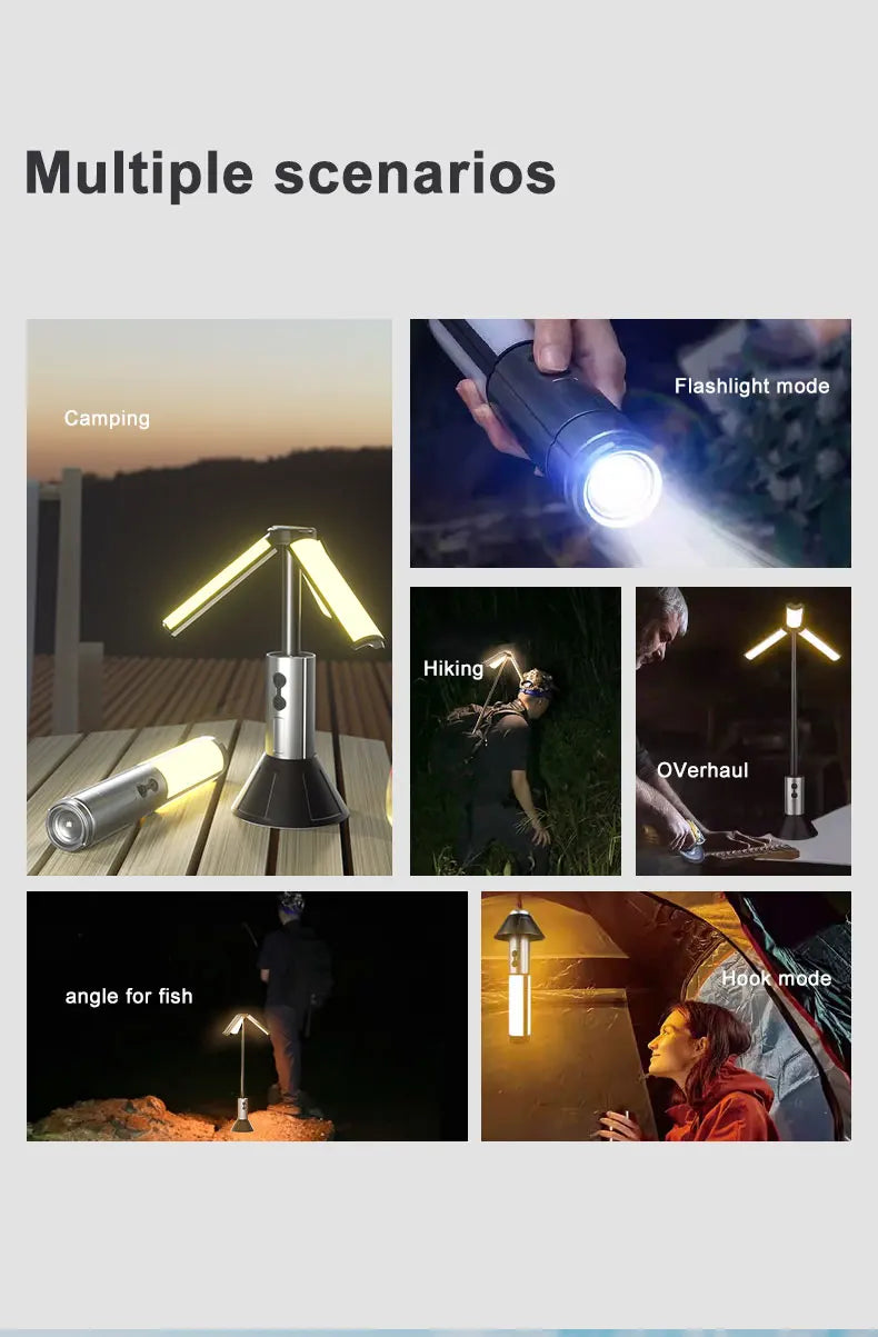Telescopic Rechargeable Camping Light
