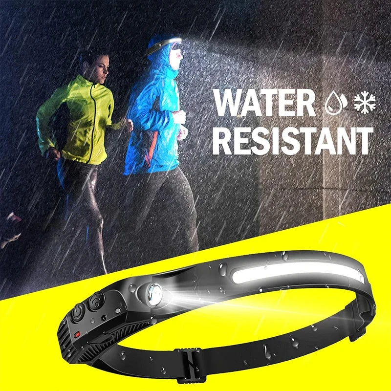 Rechargeable Headlamp — LED Light for Camping & 4WD Use